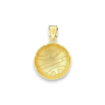 14KT Yellow Gold Basketball Pendant