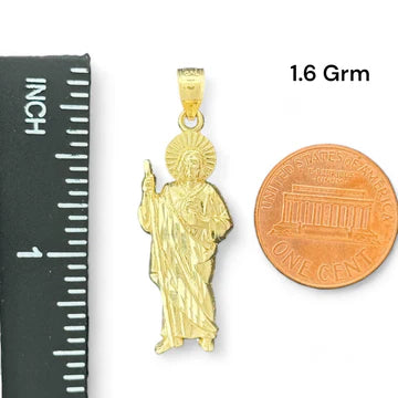 14KT Yellow Gold Saint Jude Pendants