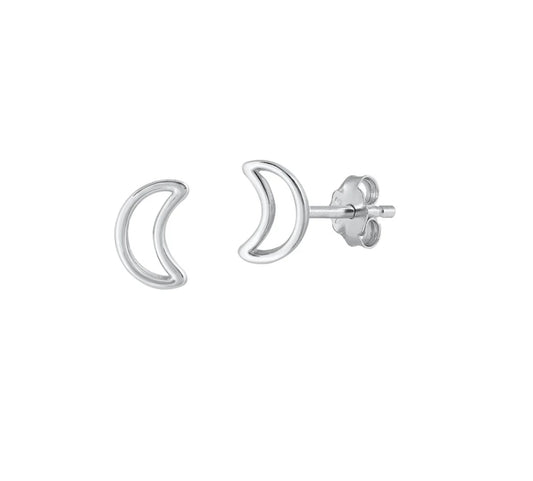 Silver Earrings - Moon EC442195