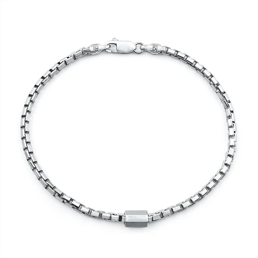 Silver Italian Franco Bracelet BP538385