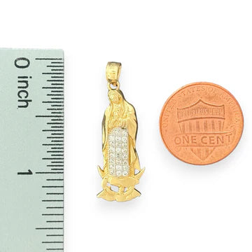 14KT Yellow Gold Virgin Mary Pendant,