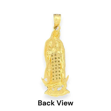 14KT Yellow Gold Virgin Mary Pendant,